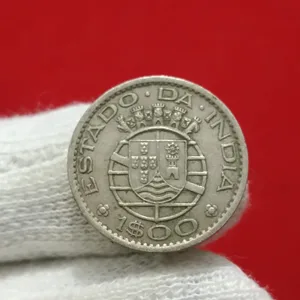 1 Escudos Portuguese copper-nickel Year 1958 Estado DA India