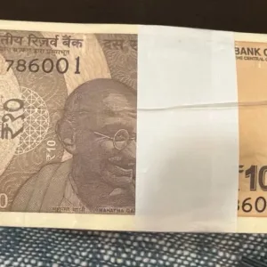 Ten Rs Fancy Number Rim 786001,786786 Gem Bunc Condition RBI Sealed Packed Year 2022