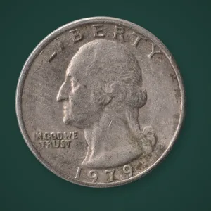 Rare Quarter Dollar 1979 George Washington United States of America World Coin # A888