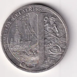 Solomon Islands ½ Dollar - (Elizabeth II John F. Kennedy: J) 2021 Rare Commemorative Coin