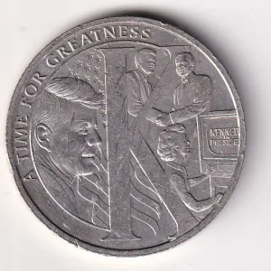 Solomon Islands ½ Dollar - (Elizabeth II John F. Kennedy: K) 2021 Rare Commemorative Coin