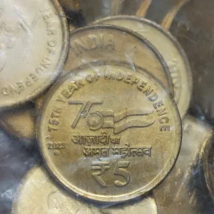 30 COIN SEALED PACKET 2023 AKAM (● NOIDA ) MINT AZADI KA AMRIT MAHUTSAV