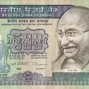 500 Rupees C Rangarajan Signature Extra Fine Crisp Condition Note