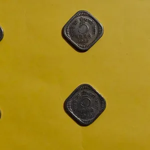 5 Paise set of 6 Coins Mix Year Condition GEM UNC