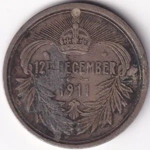 Copper Nickel 1911 King George V Token British India