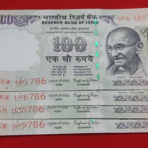 ENDING 786 HUNDRED RUPEES NOTE EACH NOTE PRICE