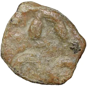 Lead Coin of Post-Satavahana (1st Cen. AD) from Nashik Region 3-Arched Hill/Ujjaini Symbol