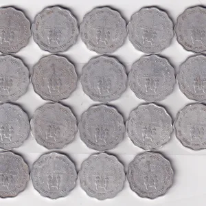 India 10 Paise 1976 FAO - Food and work for all Rare Commemorative Coin