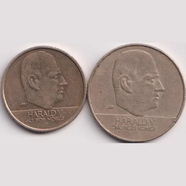 Norway 20 Kroner And 10 Kroner Two Pce Set Bank Note