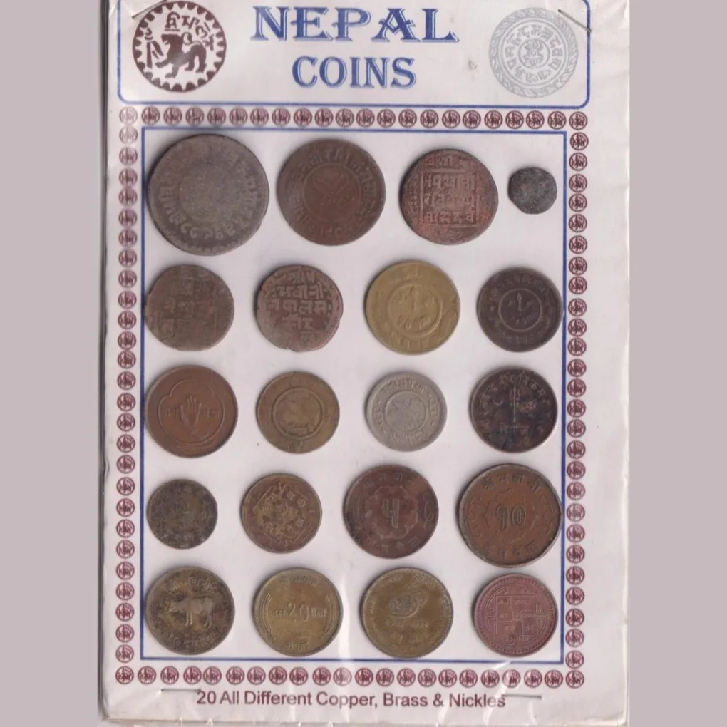 20 Different Nepal Old Ishu Rare Coin Set Lowest Price #S7