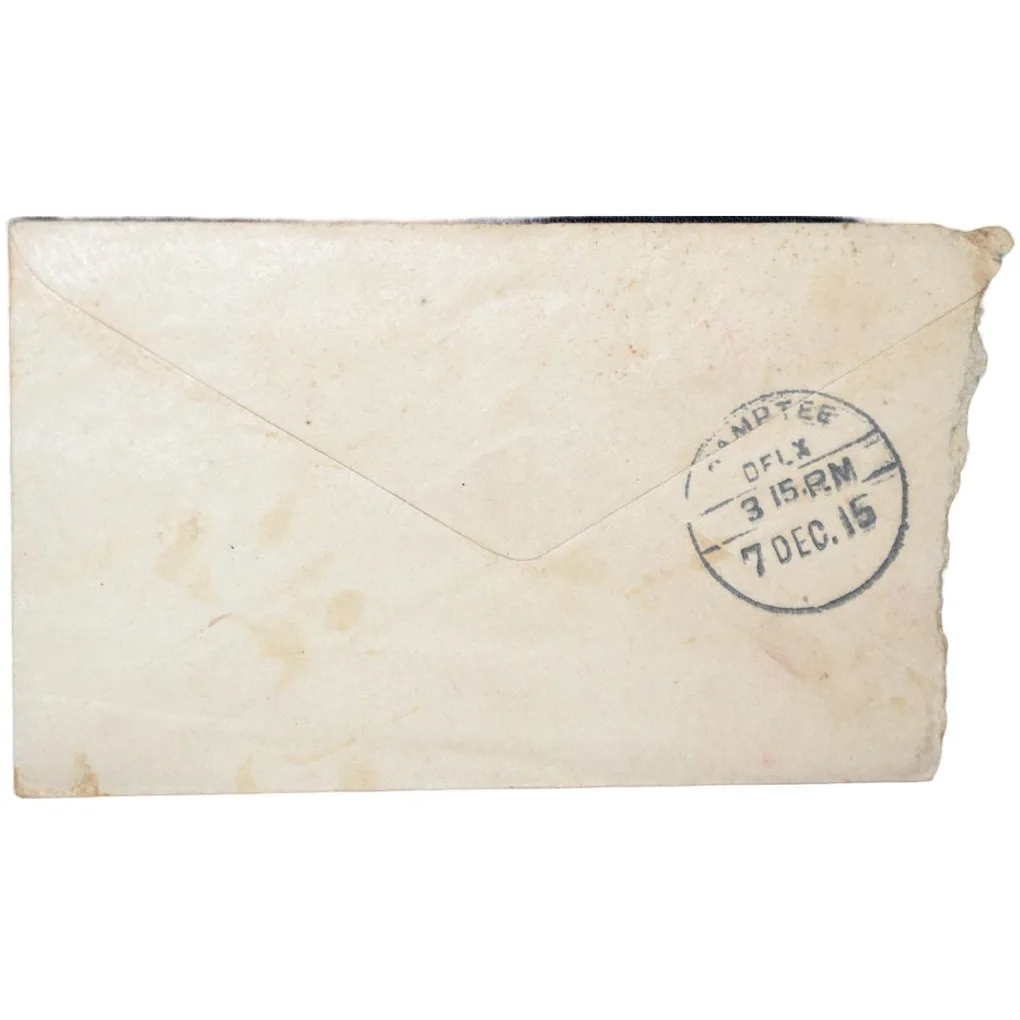 Envelop of George V 1/2 Anna Green Colour Stamp without Letter - Used Condition as per Image.