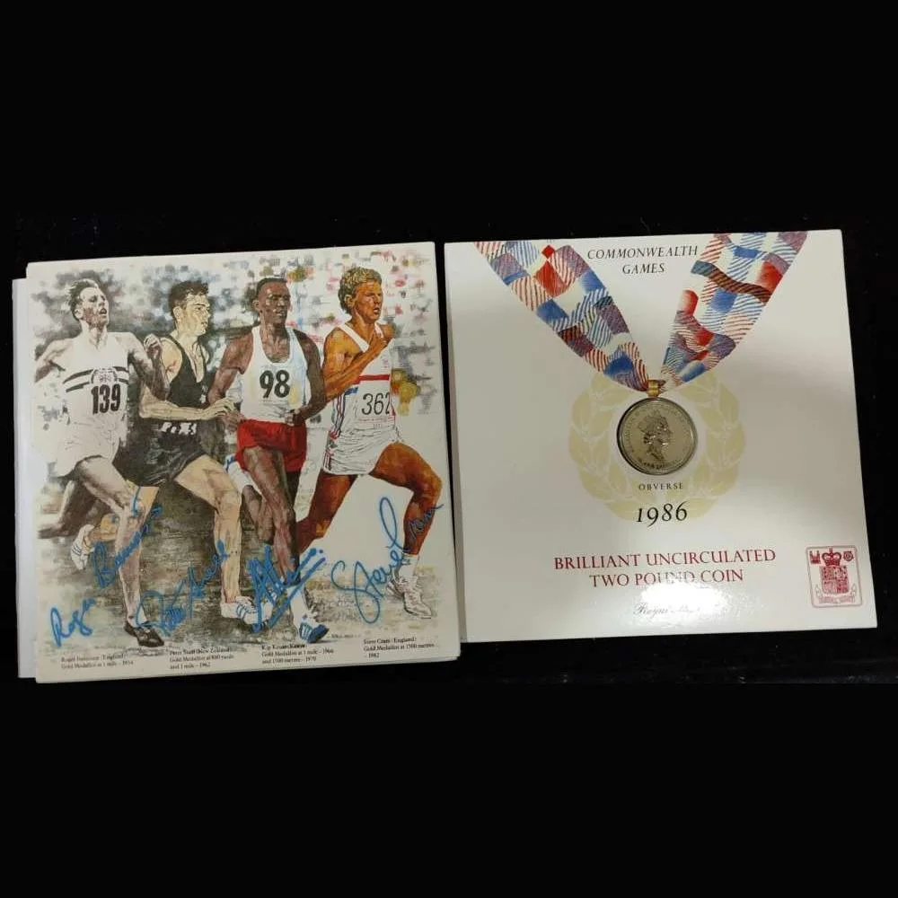 England Commonwealth Games Brilliant Uncirculated Coin proof 1986 set