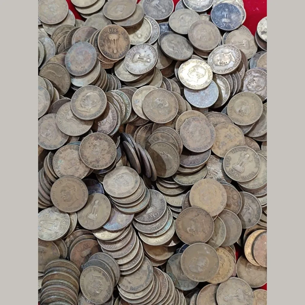 Mahatama Gandhi 20 paise Commemorative coin (10 pcs lott) lowest price