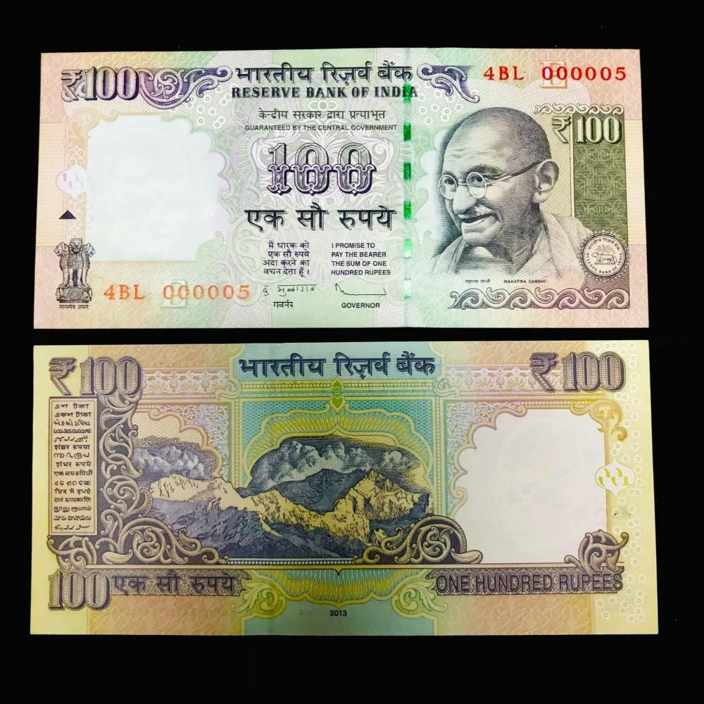 G 101 Rs 100 India Banknote Signature Gandhi Series Issue Subbarao E 2013 Rupee Symbol