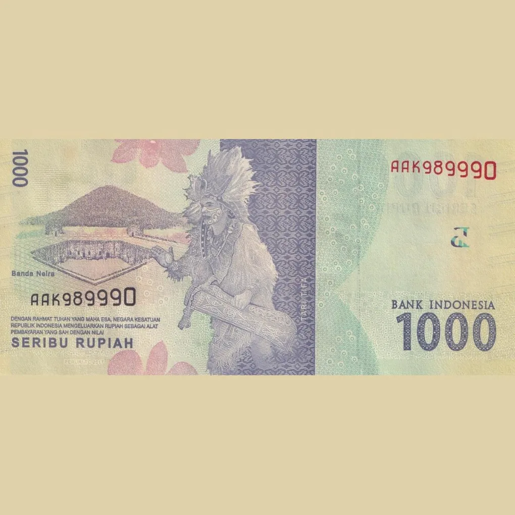 Indonesia 1000 Rupiah Bank Note
