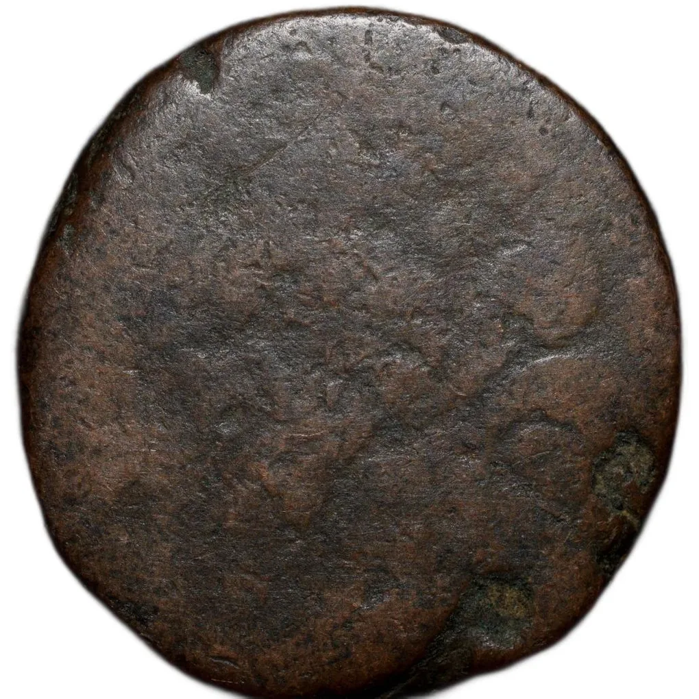 Copper Heavy Weight Anna of Bhopal State of Shah Jahan Begam(AD1868-1901) V.Rare