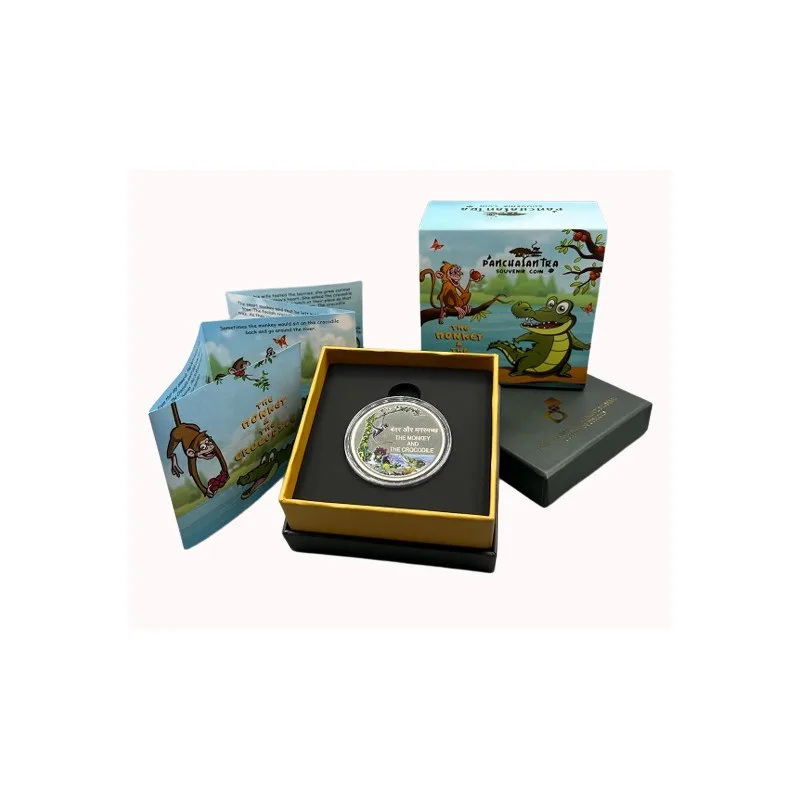 Token Panchatantra The Monkey And The Crocodile Issue Unique And Rare Series