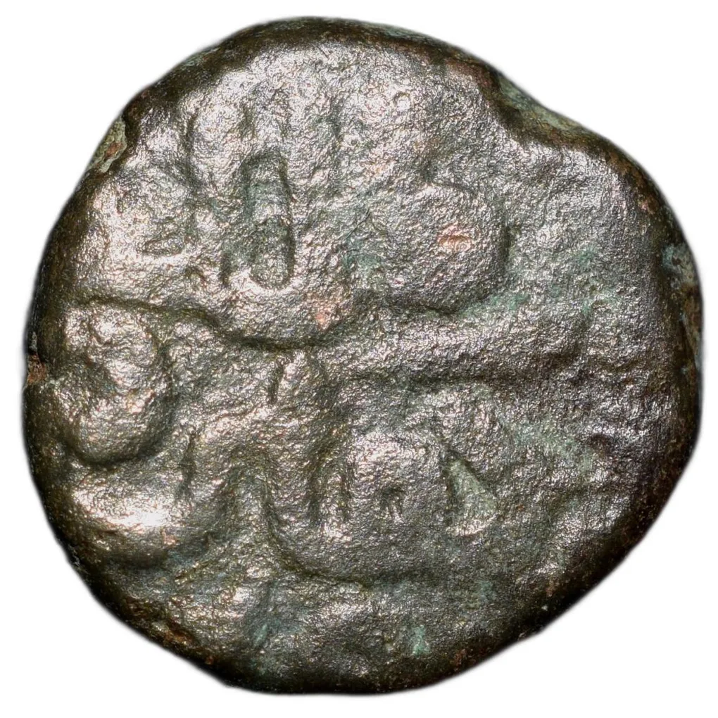 Copper Falus of Muhammad Bin Firuz(AD 1390-1392-93) of Delhi Sultanate D597 Rare