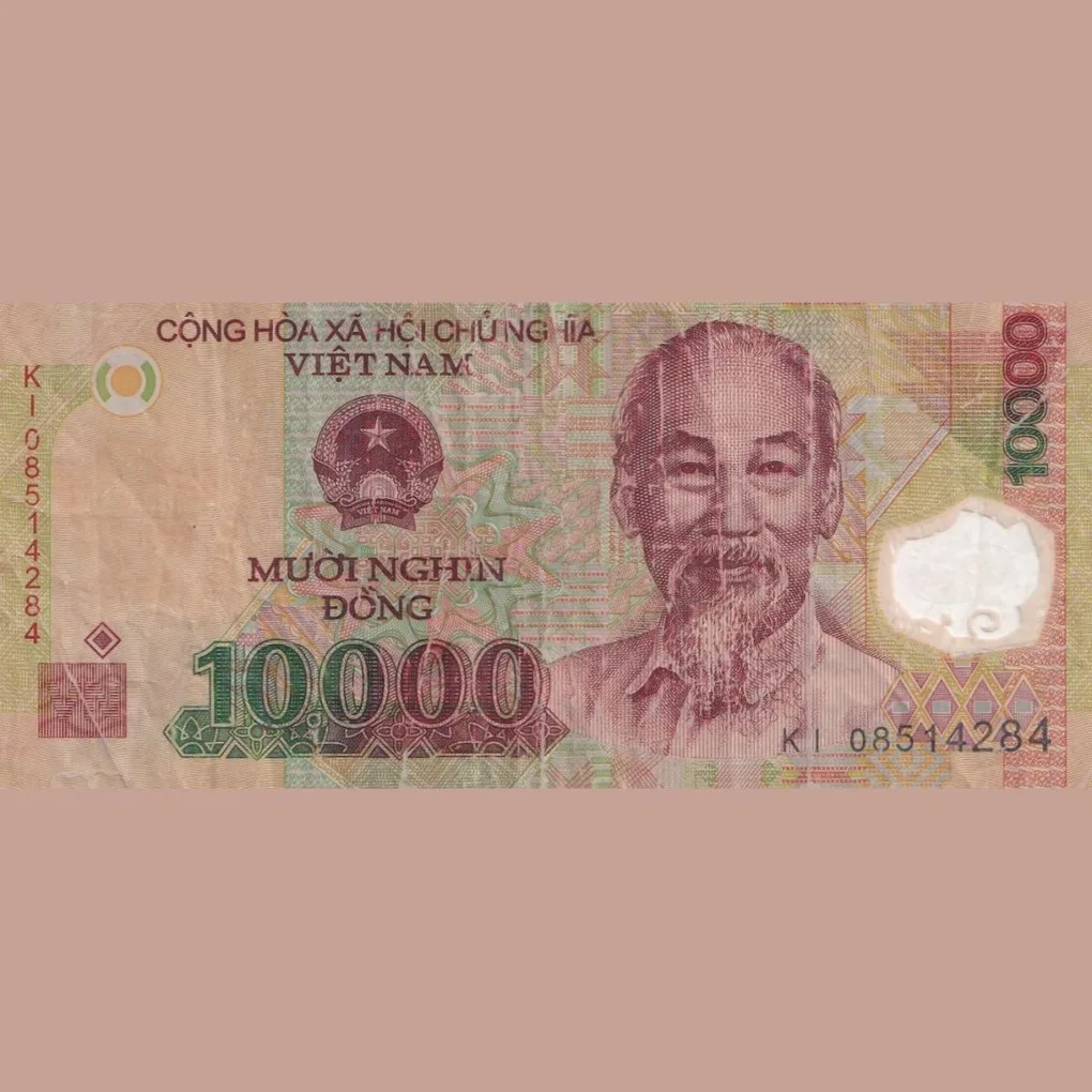 Veitnam 10 000 Đồng Polimer Note