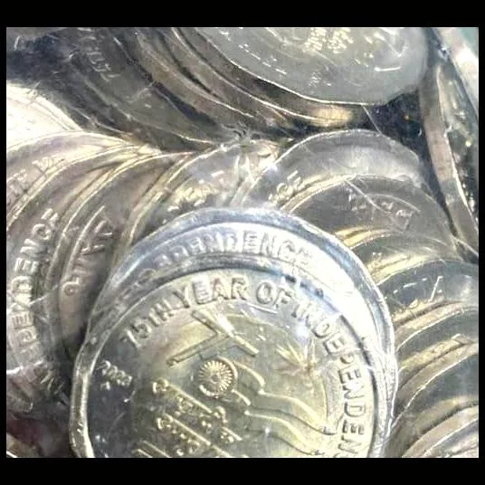 Rs 20 Issue 75 Year Of Independence RBI 100 Coin Seal Pouch Mumbai Mint UNC Year 2023 Unique