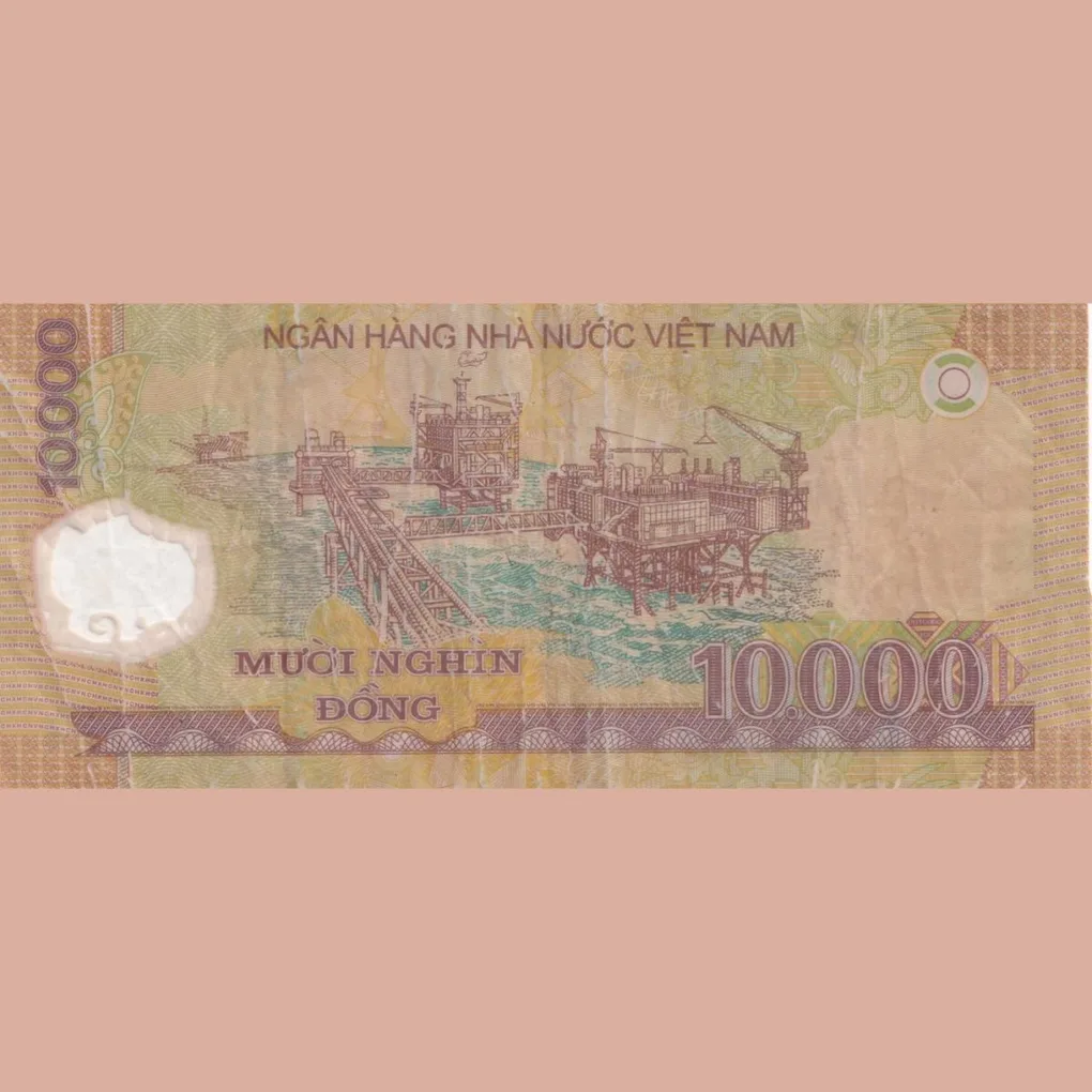 Veitnam 10 000 Đồng Polimer Note