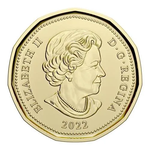 2022 Canada Dollar 1 Graham Bell Colorised UNC Canada Mint Roll Unique and Rare