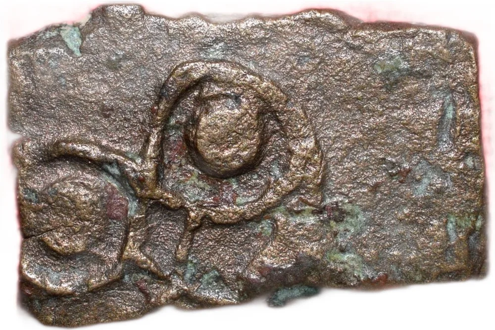 Copper Coin of Satakarni I(100 BC) of Satavahana Dynasty from Western Maharashatra Rare