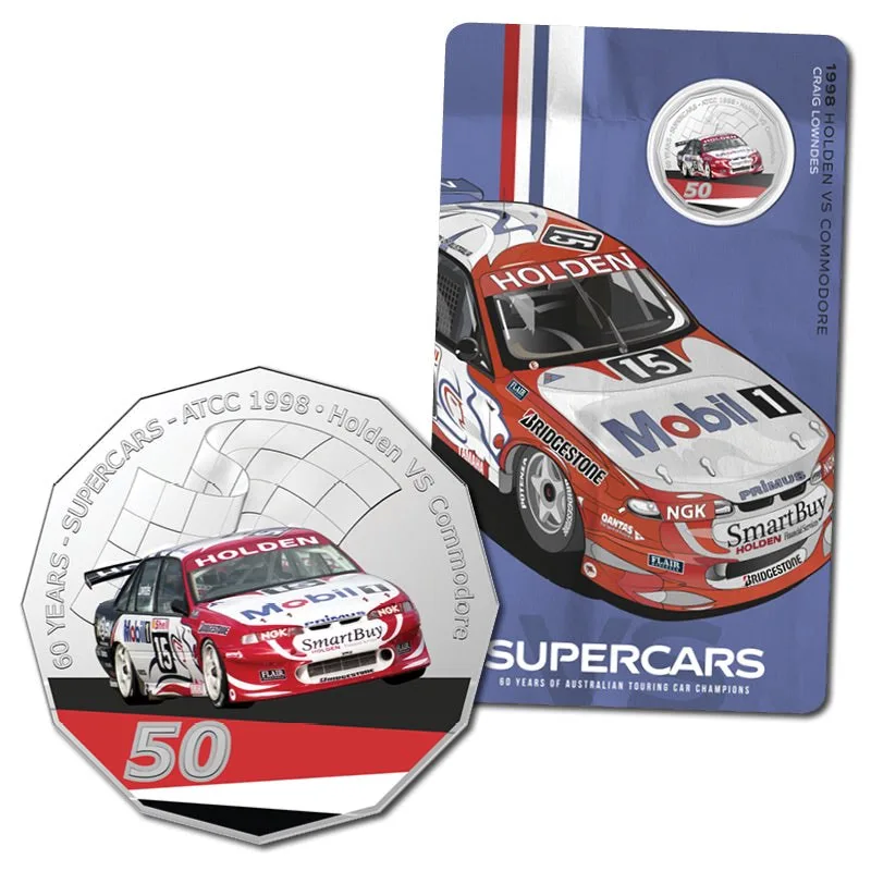 Australian Touring Car Champions 1960 to 2020 Over 60 Years of the Supercars Nine 50 Cent Unique and Rare