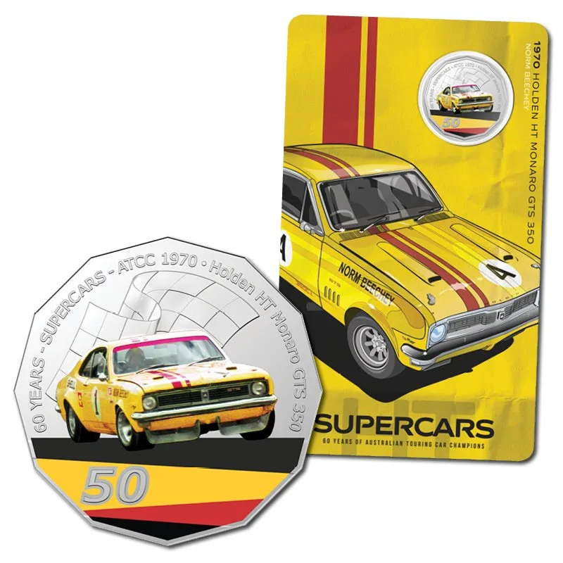Australian Touring Car Champions 1960 to 2020 Over 60 Years of the Supercars Nine 50 Cent Unique and Rare