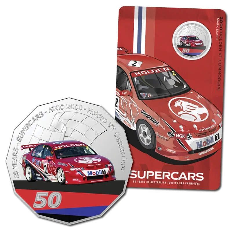 Australian Touring Car Champions 1960 to 2020 Over 60 Years of the Supercars Nine 50 Cent Unique and Rare