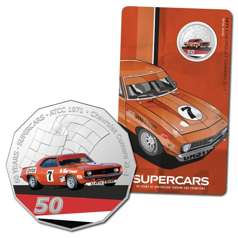Australian Touring Car Champions 1960 to 2020 Over 60 Years of the Supercars Nine 50 Cent Unique and Rare