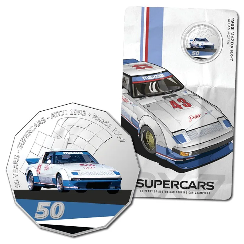 Australian Touring Car Champions 1960 to 2020 Over 60 Years of the Supercars Nine 50 Cent Unique and Rare