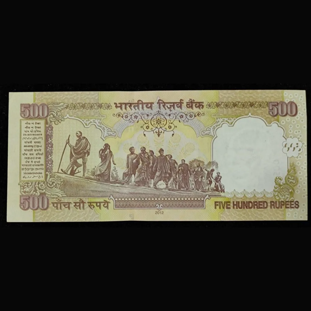 222222 Gem unc Old ishu 500 Ruppes Subbarao(E insert) 2012 Rare Note