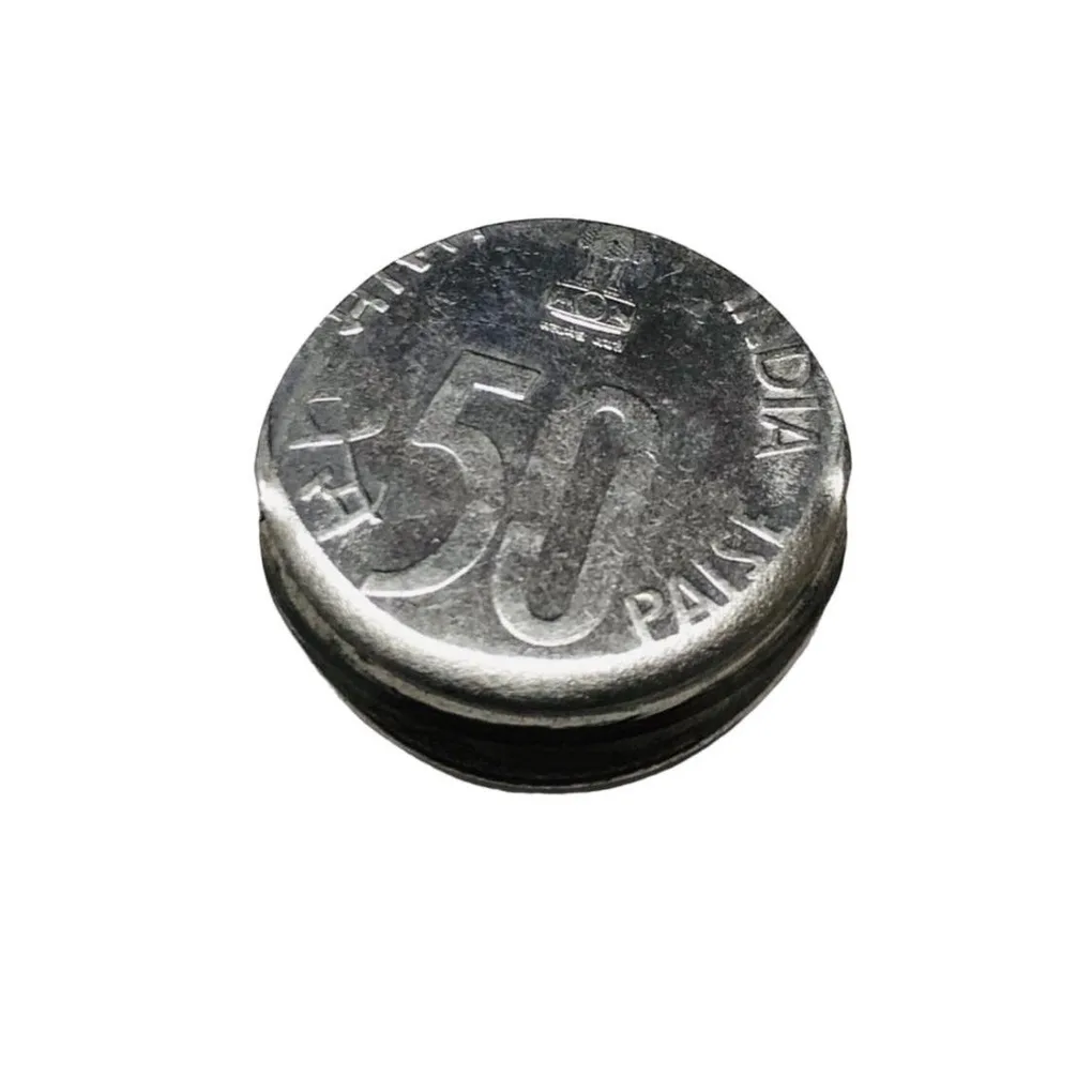 50 Paisa FSS 1996 Issue Die Cap Error Very Unique and Rare
