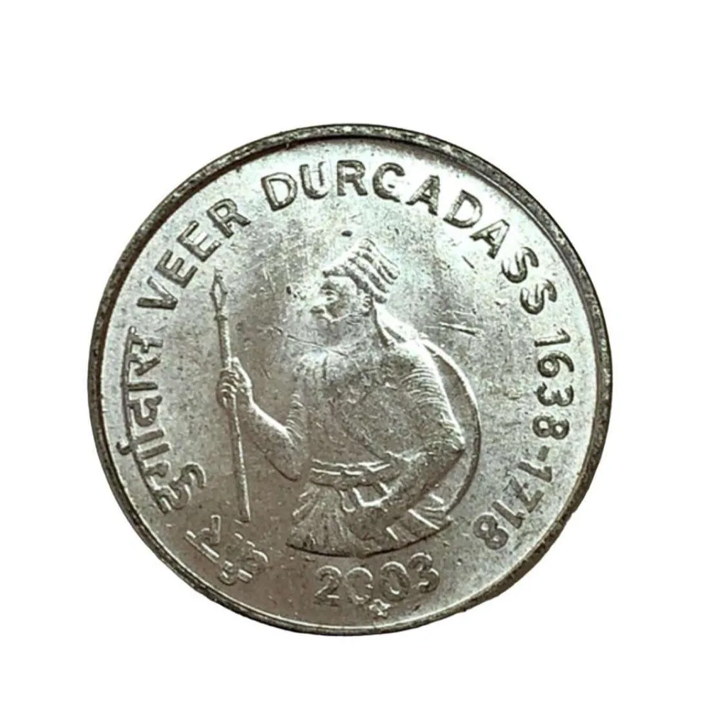 Re 1 RBI 100 Coin Packet FSS Veer Durga das India Issue Hyderabad Mint 2003 Issue Rare