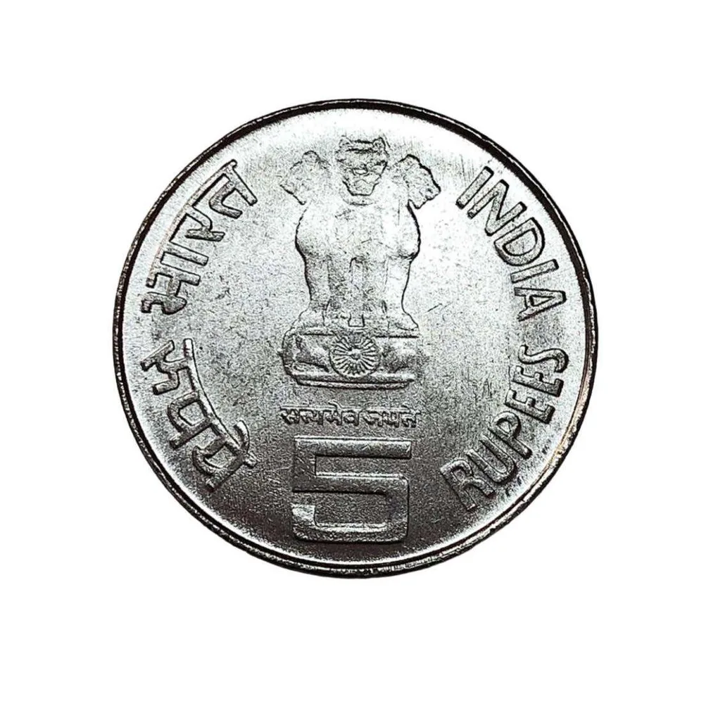 Rs 5 RBI 10 Coin Lot Republic India First War Stainless Steel Issue Mumbai Mint Ultra Rare