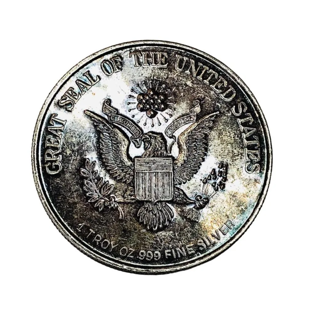 1 Troy Oz American Silver Bullion Coin US Mint Seal Of USA Marine Corps