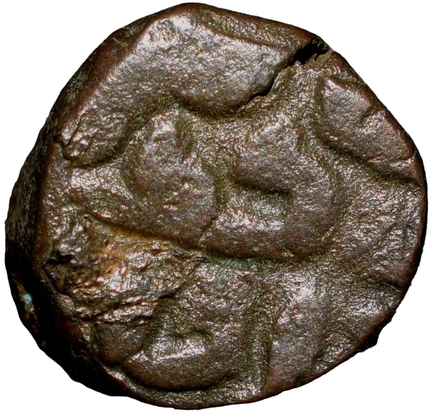 Copper 1/4 Tanka of Sikander Shah Lodi(AD 1488-1517) of Delhi Sultanate D710