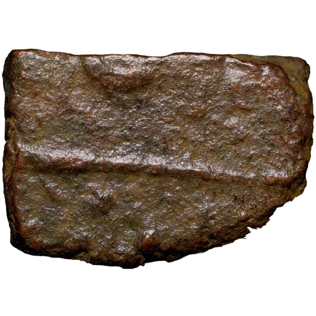 Copper 1/2 Paisa of Dalelsingh Ji (AD 1851-67) of Lunavada State Sword type V.Rare