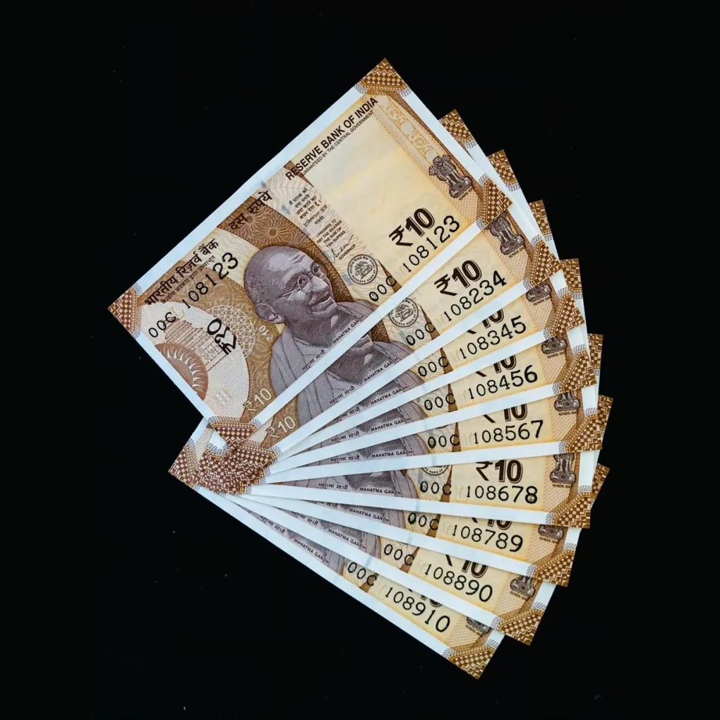 Rs 10 India Banknote Fancy Set 108123 to 108910 GEM UNC Unique Latest Issue