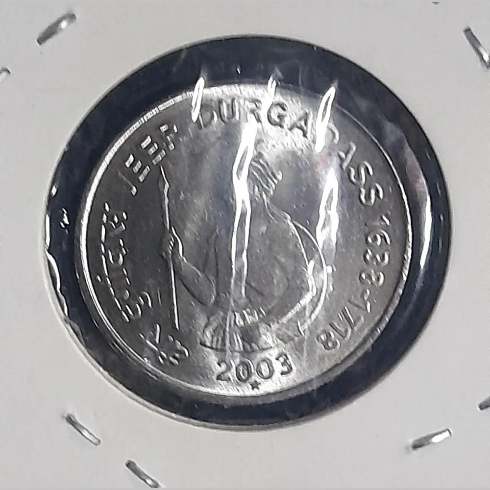 One Rs Rare Veer Durgadass 2003 Rare Coin Hyderabad Mint Bunc Condition