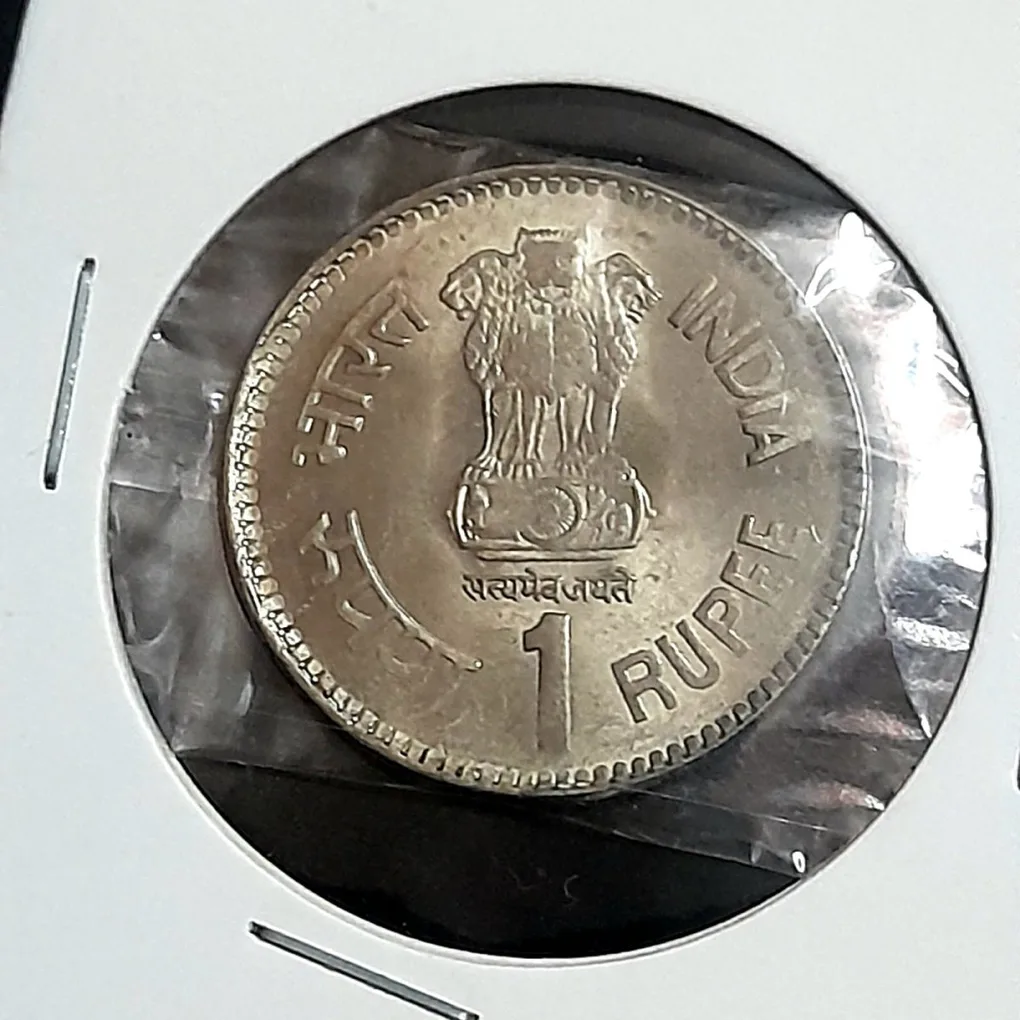 One Rs Rare Coin World Food Day 16 Oct 1990 Food For The Future Calcutta Mint Unc Condition 04