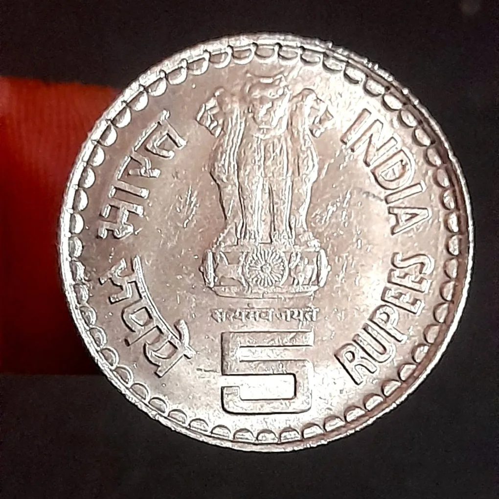 Most Demanding Five Rs Rare Coin K.Kamaraj Bunc Condition Luster Coin