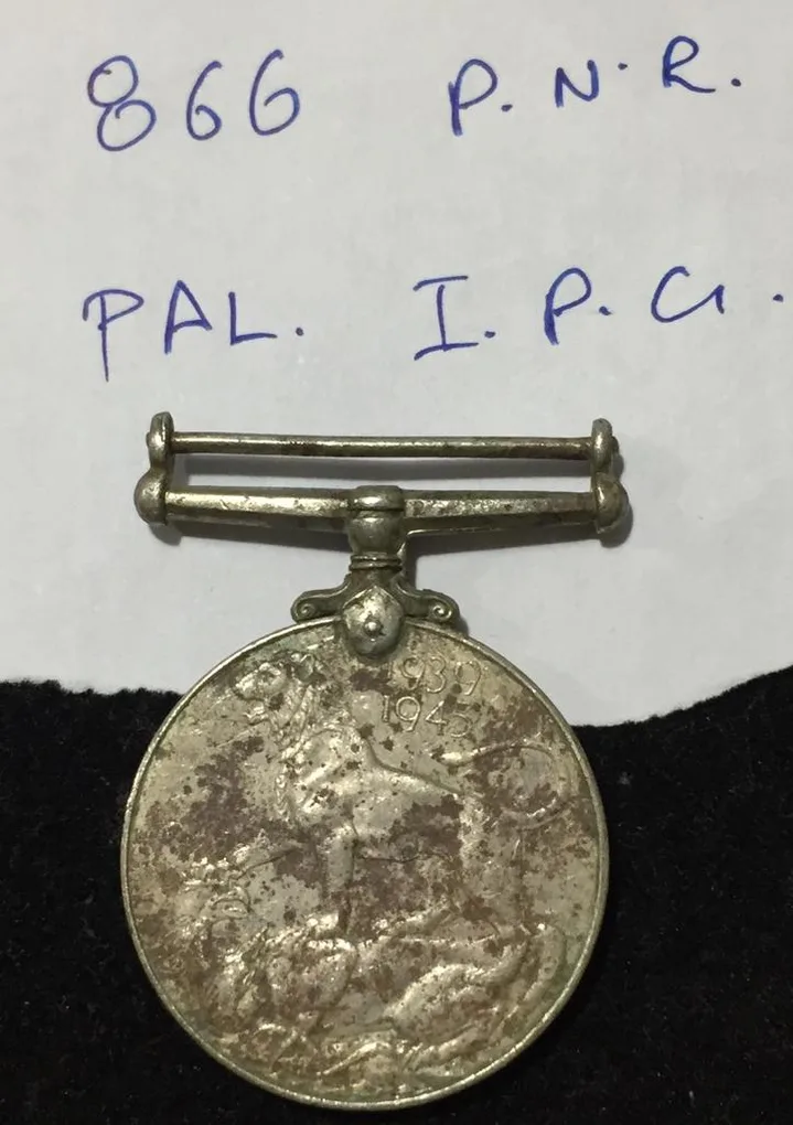 1939-1947 Second World War George Six British India Named Medal #G22