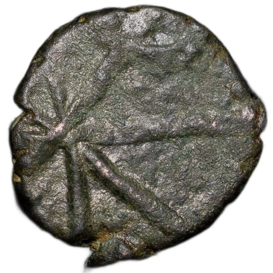 Copper 2 Pies of Mewar State INO Shah Alam II (AD1759-1806) with Trishul KM C2.2 Scarce