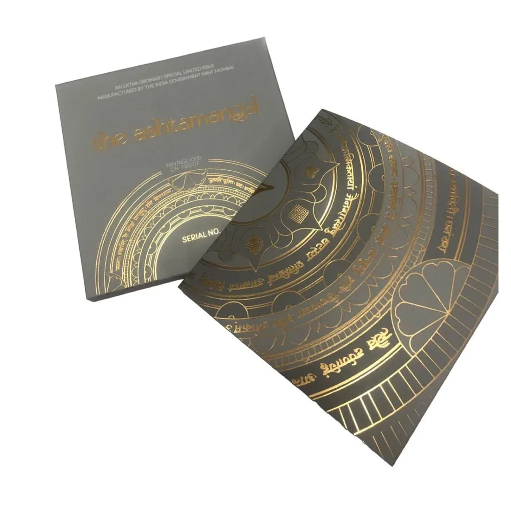 An Extra Ordinary Special Limited Issue Of India Government Mint Mumbai The Ashtamangal CN Proof