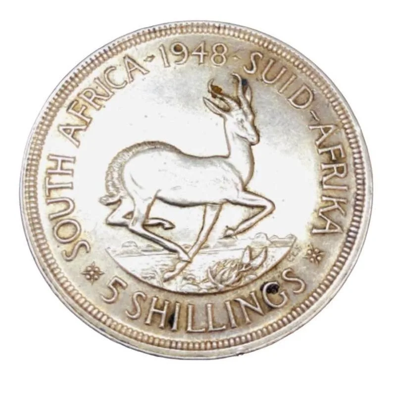 5 Shillings George VI 5 Shillings Sextvs REX South Africa Silver