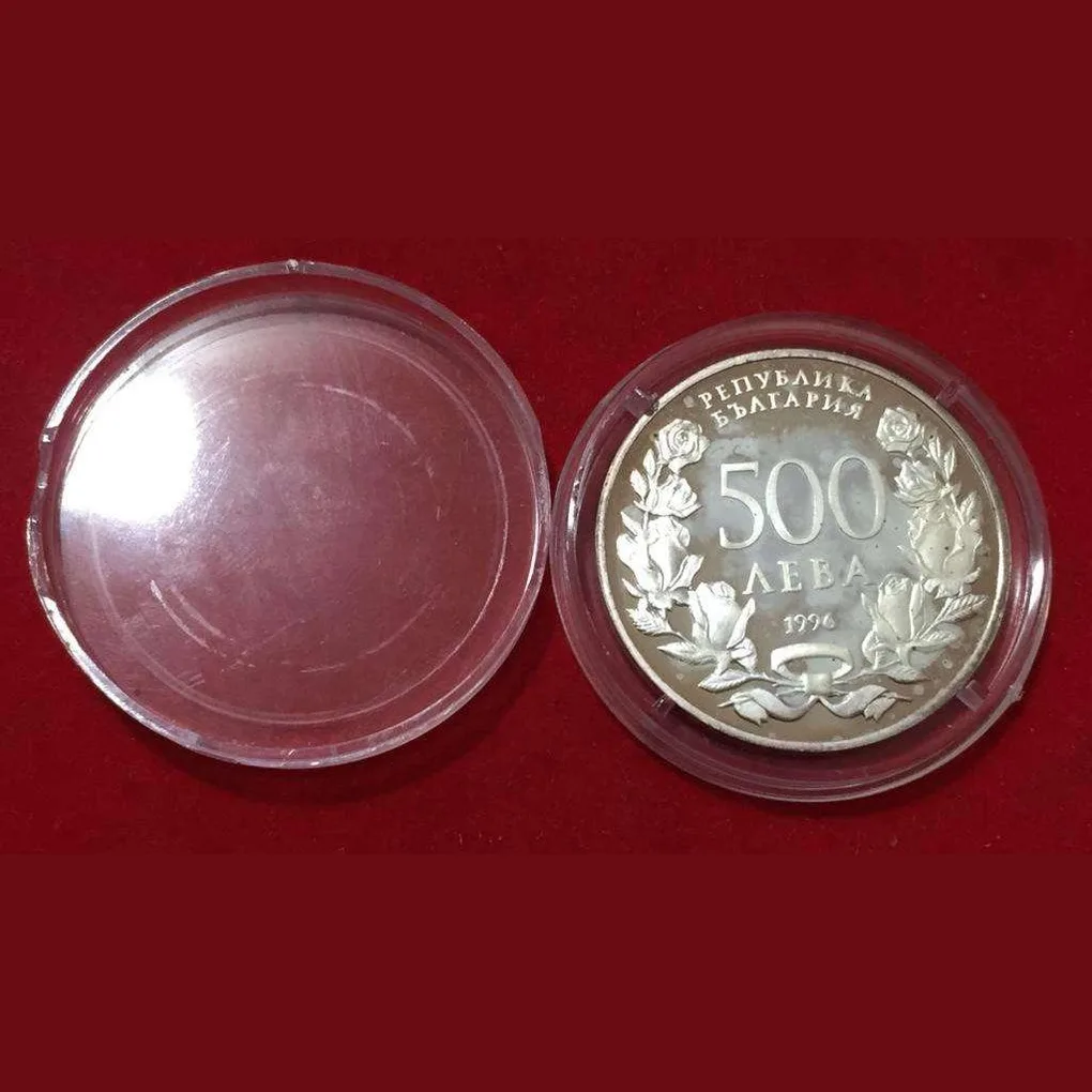 1996 Bulgaria 500 Leva National Art Academy Silver Gem Unc With Capsool Coin Weight10 g #R202