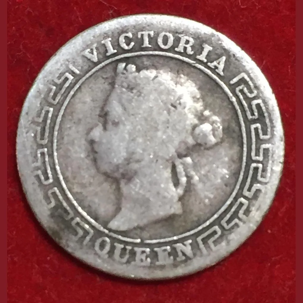 Sri Lanka › Ceylon (1899) 10 Cents - Victoria ; Silver (.800) Coin Lowest price #Z-302