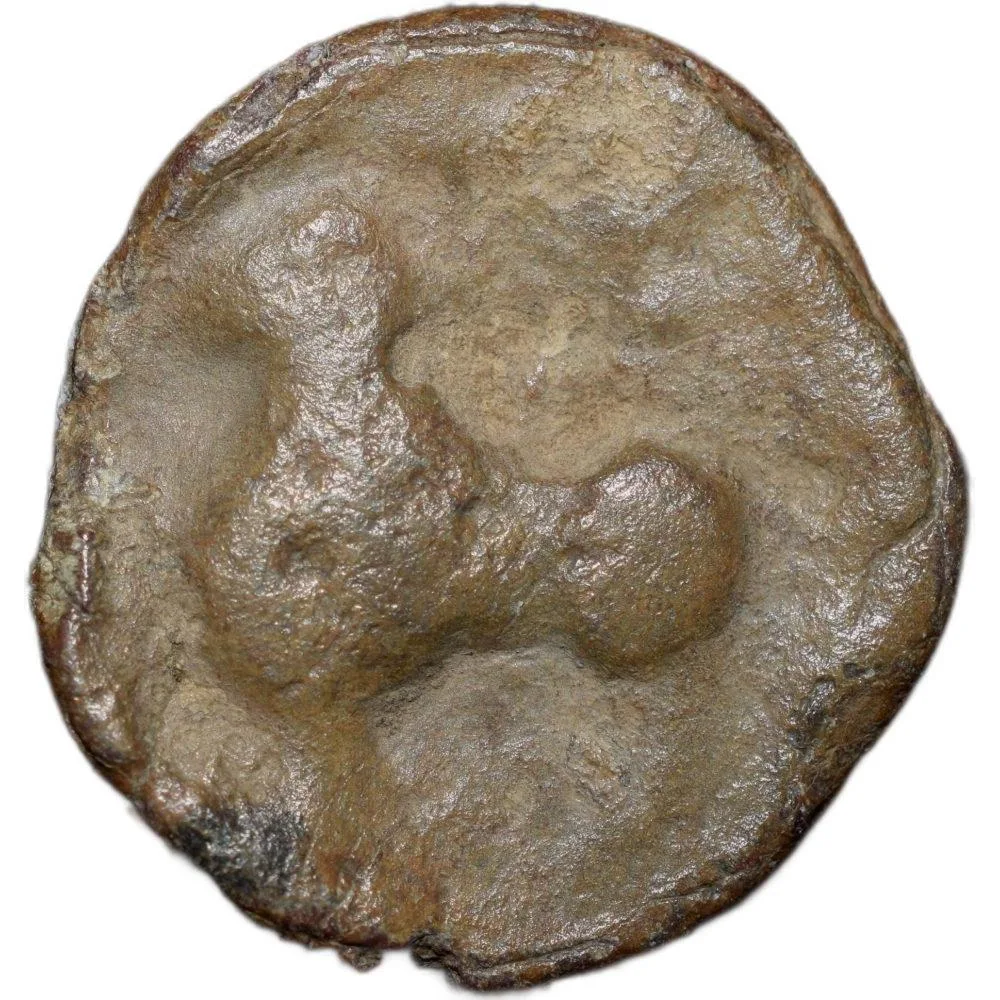 Lead Coin of Siva Siri Satakarni (1st Cen. BC) of Satavahan Dynasty from Kolhapur Region Lion /Tree-Ujjaini Type Rare